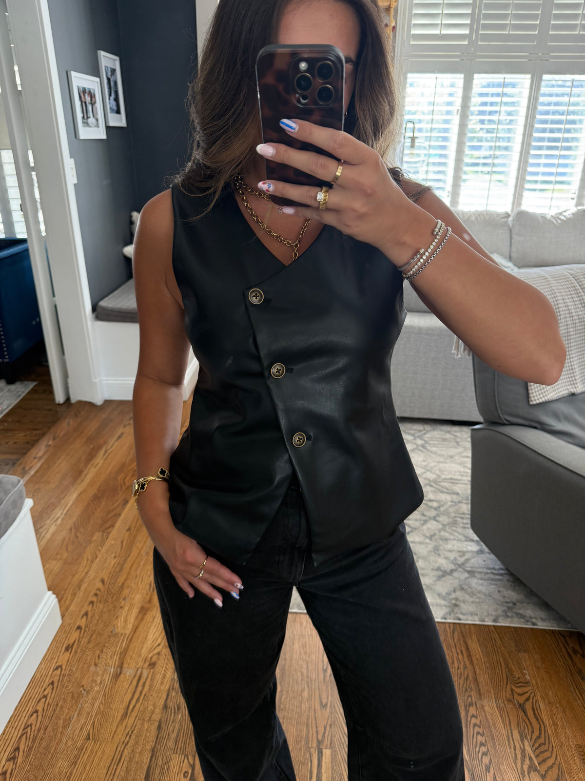 Myka Asymmetric Vest Top