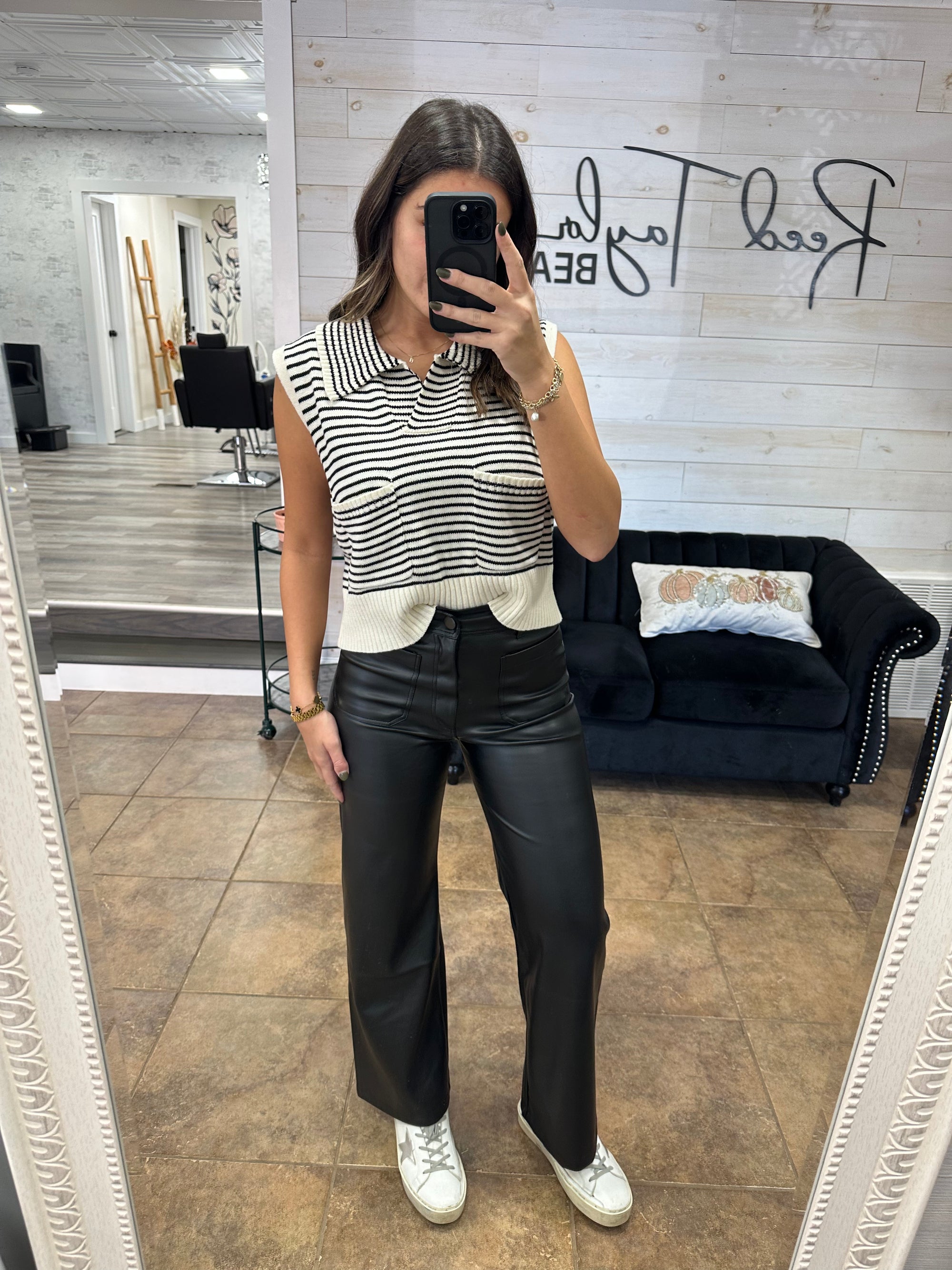Lara Leather Pants