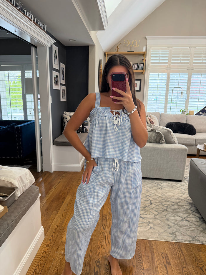 Poppy Gingham Set