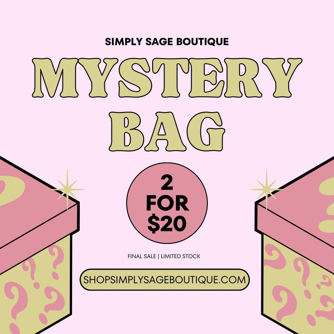 MYSTERY BAG SALE 2 FOR $20