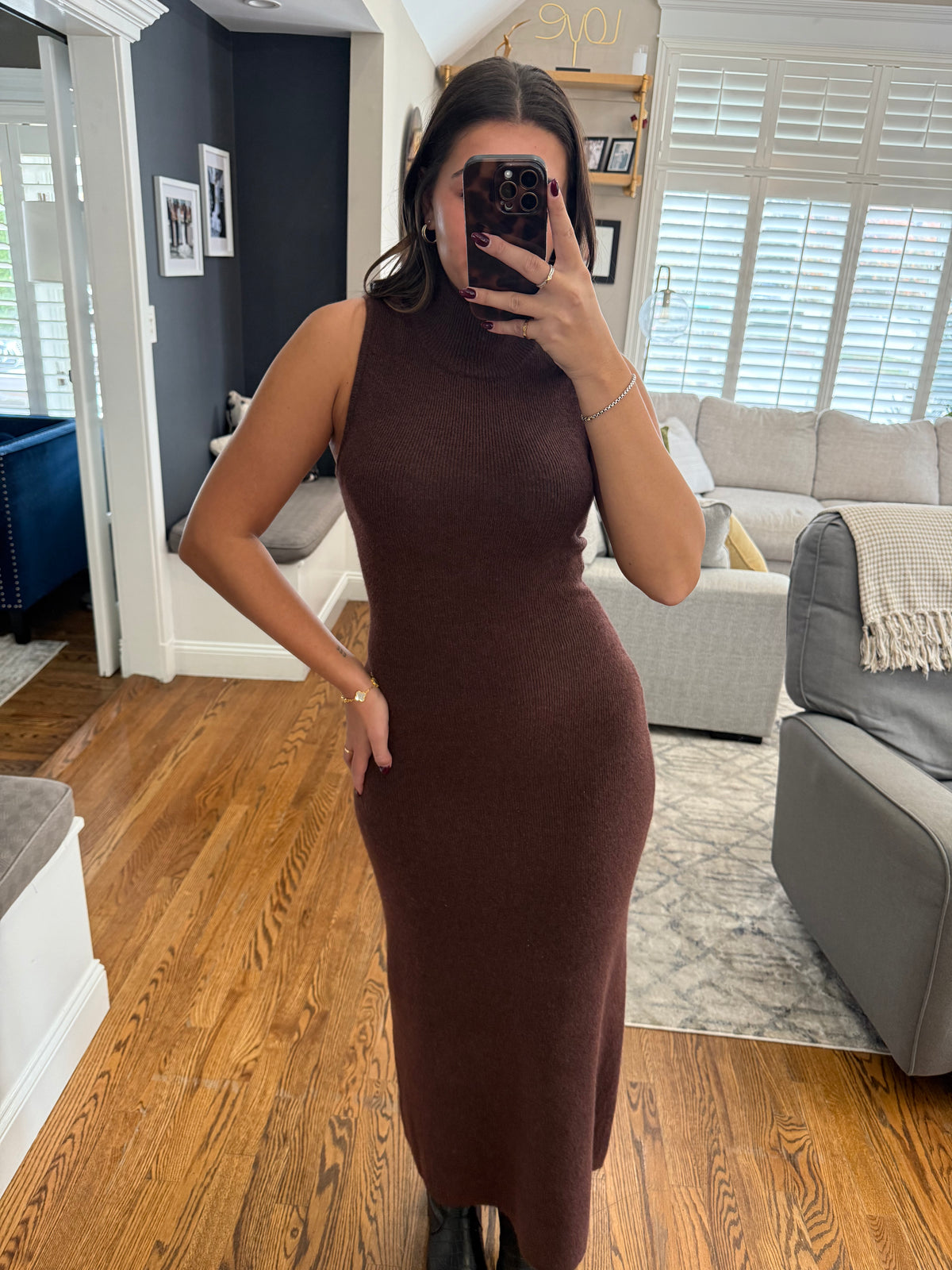 Magnolia Dress - Brown