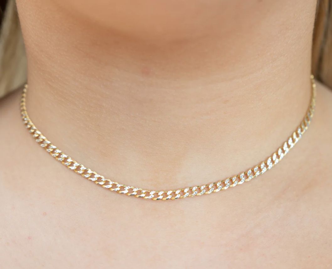 Two-Toned Cuban Necklace