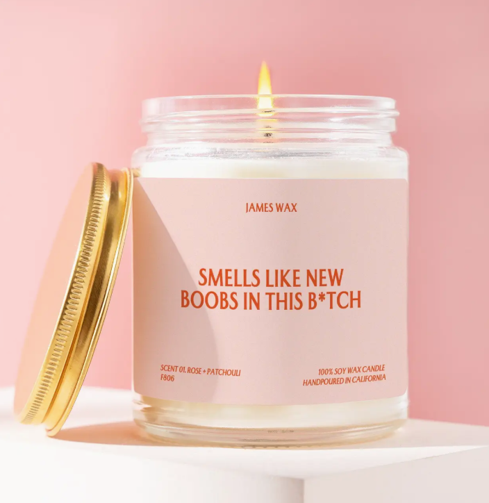 Smells Like New Bo*bs Candle