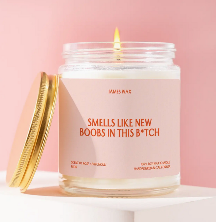 Smells Like New Bo*bs Candle