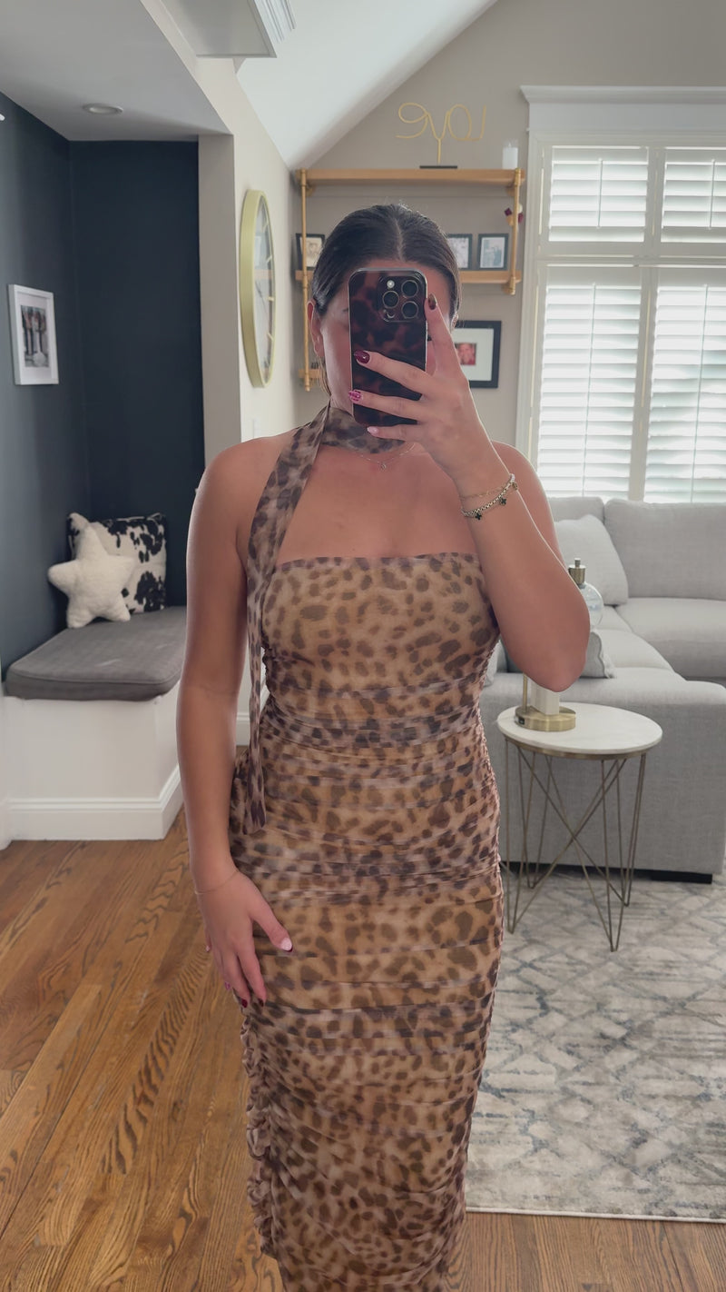 Girls Girl Leopard Dress