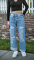 Straight Crossed Jeans