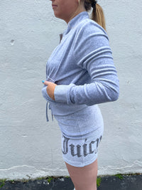 Juicy Couture Grey Zip Up